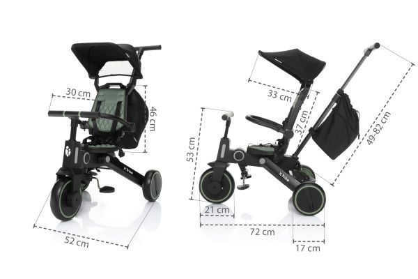 Trojkolka X Trike, District Green 5