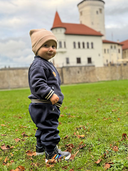 Prechodná detská čiapka Rebrovaná bavlna, CAPPUCINO. 5