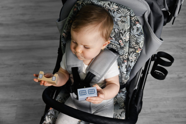 Podložka do kočíka Easy, Jungle Pink 7