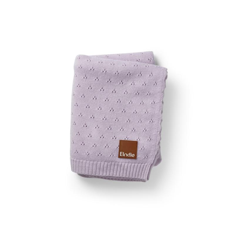 ELODIE DETAILS Pointelle Blanket deka, farba Lavender Love