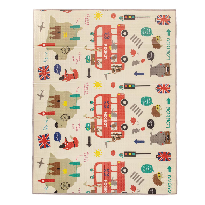 Multifunkční pěnová skládací podložka oboustranná 200x150, Savana 2