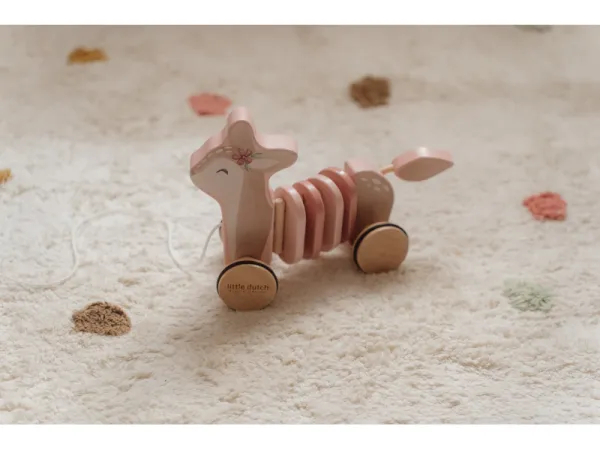 Ťahacia srnka drevená Fairy Garden 4