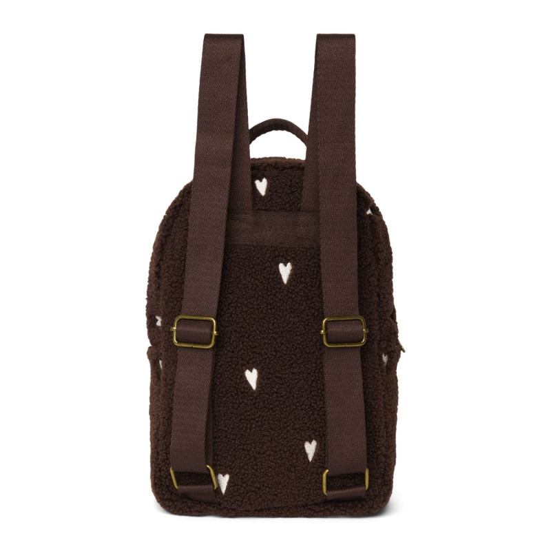 STUDIO NOOS - Teddy Mini BACKPACK - batôžtek | Chocolate Hearts 3