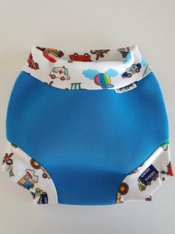 SWIM NAPPY Modré autíčka
neoprénové plienky na plávanie