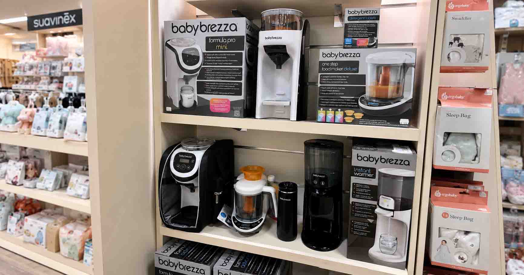 Produkty Baby Brezza v predajni KinderCentrum Žilina