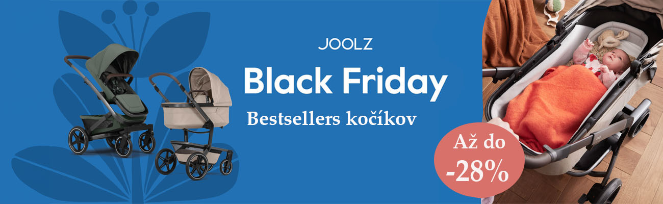 Black Friday s Joolz aj na kamennej predajňi KinderCentrum Žilina