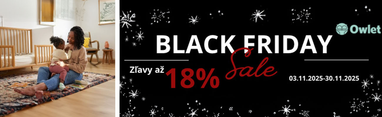 Black Friday s Owlet I Inteligentná ponožka pre pokojný spánok