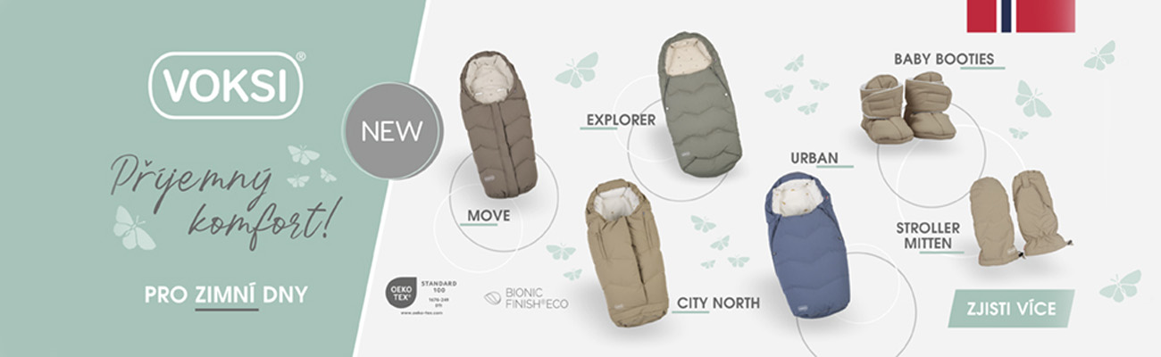 Voksi fusaky a rukavice do kočíka  zimná výbava pre bábätká