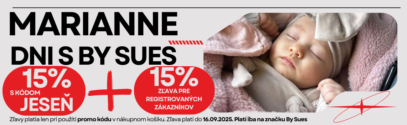 Marianne dni  zľava -40  na detský textil BySues