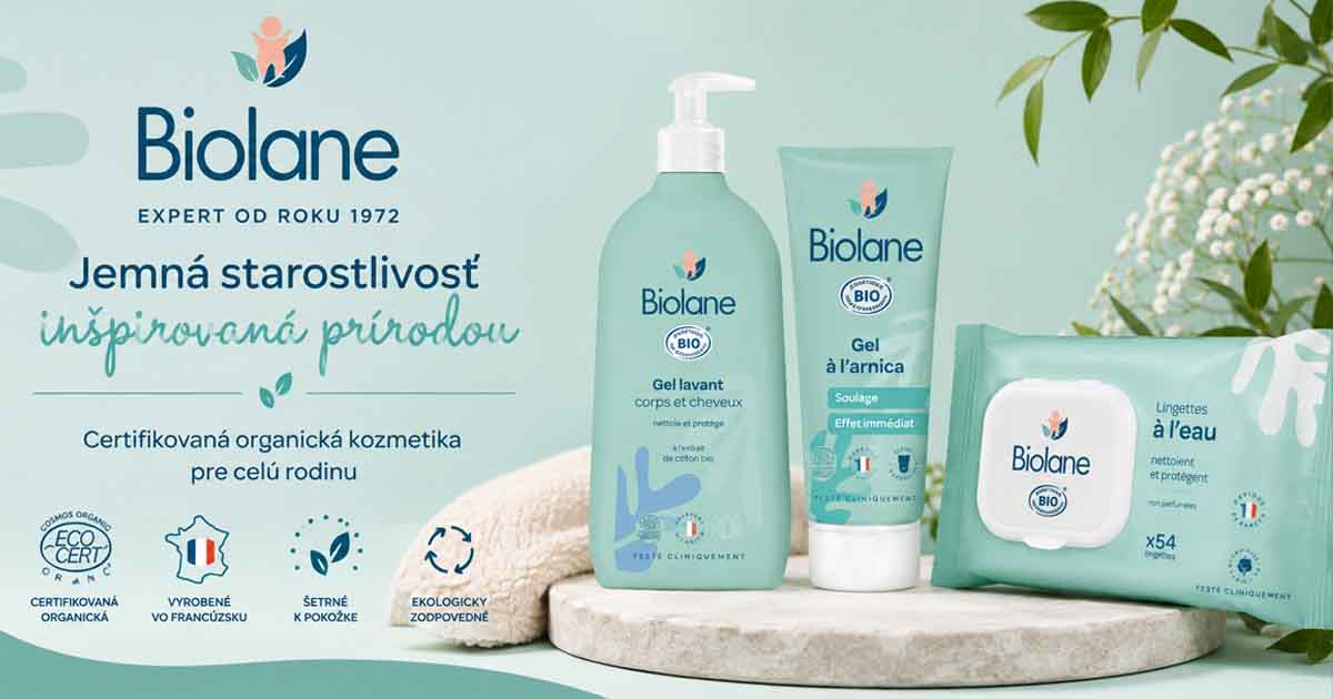 Biolane je certifikovaná organická kozmetika pre bábätká, deti a celú rodinu.