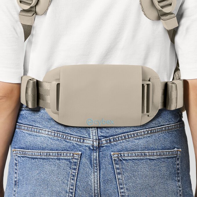 bedrová opierka detial pre rodičov detí na detskom nosiči Cybex Amya