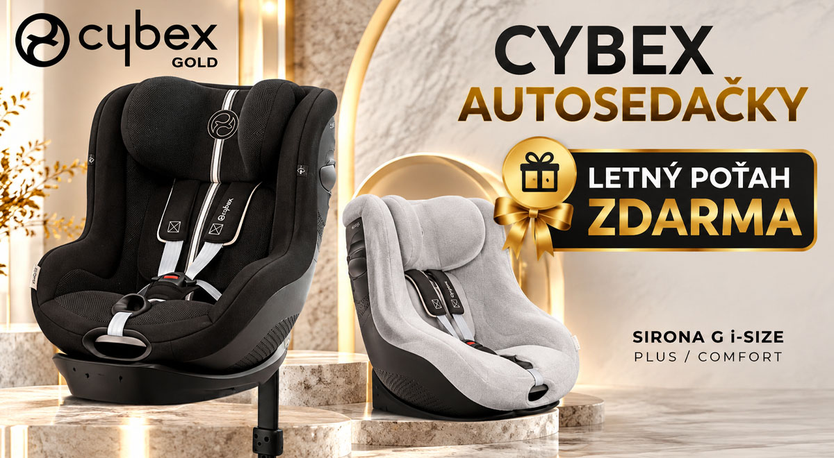 CYBEX autosedačky Sirona G i-Size – Black Friday 2026, letný poťah zdarma k vybraným modelom