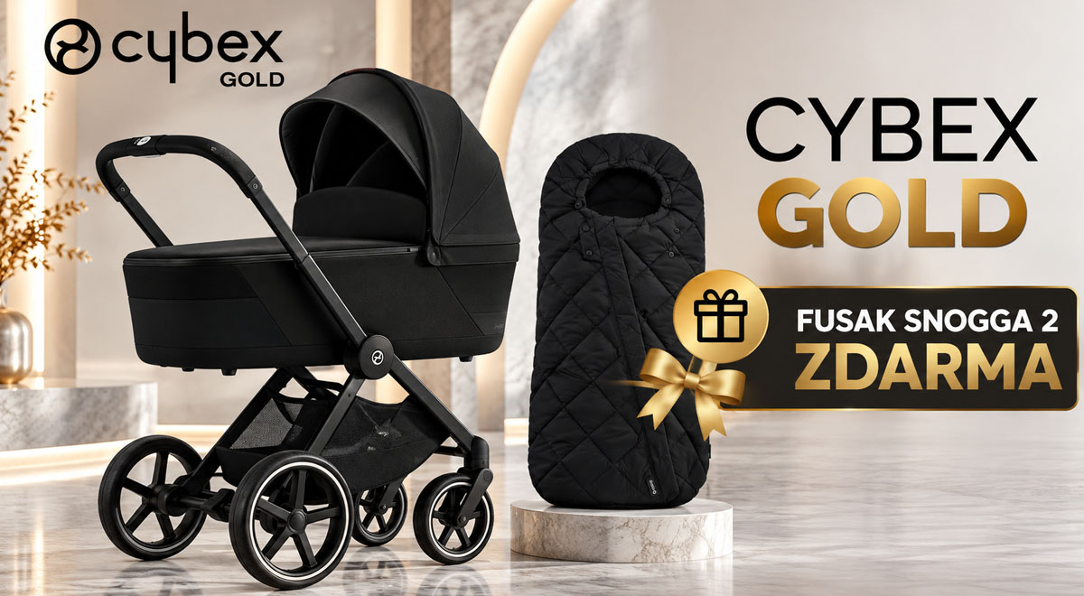 Kočík CYBEX Platinum s fusakom Platinum zdarma v rámci akcie CYBEX Black Friday 2026