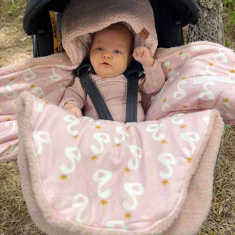 Teplaá deka do autosedačky pre bábätka