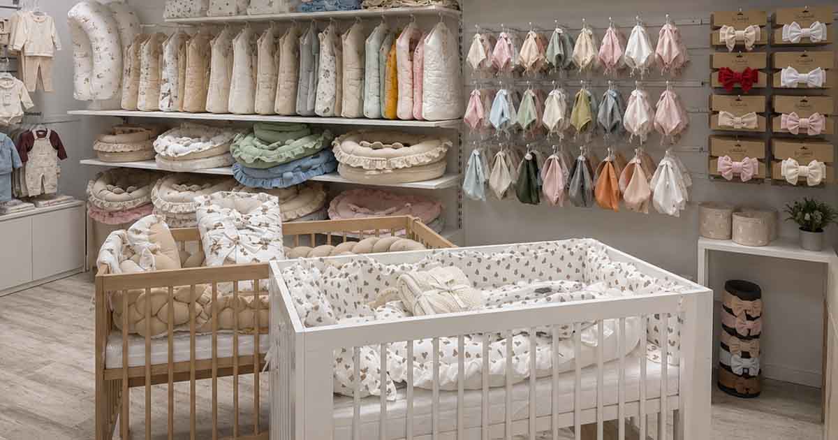Výbava do postieľky na predajni KinderCentrum Žilina v ZOC MAX