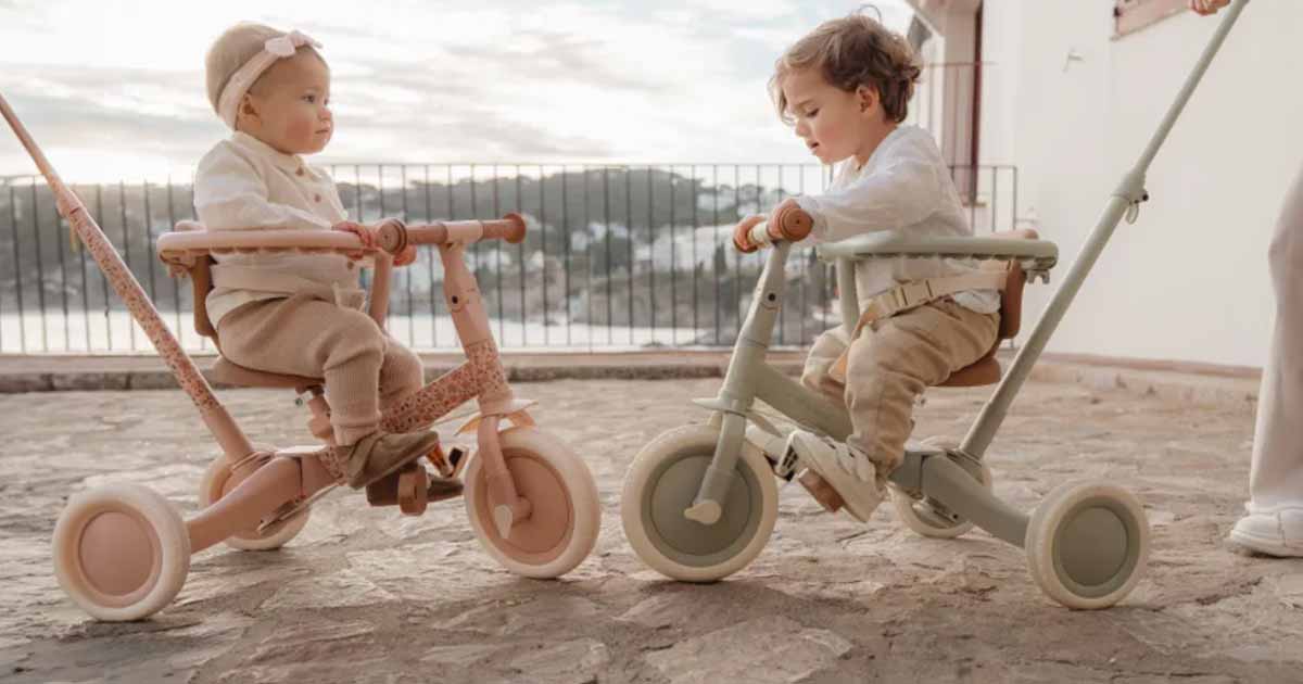 Detské trojkolky pre malé deti podporujúce rovnováhu a pohyb