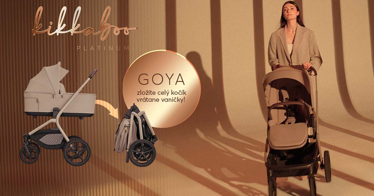 kombinovaný kočík od narodenia Kikkaboo Goya