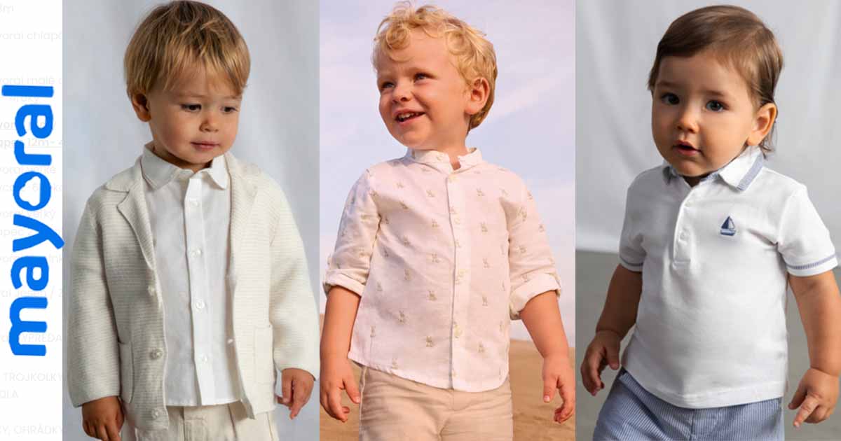 Mayoral detské oblečenie pre chlapcov od jedného roka