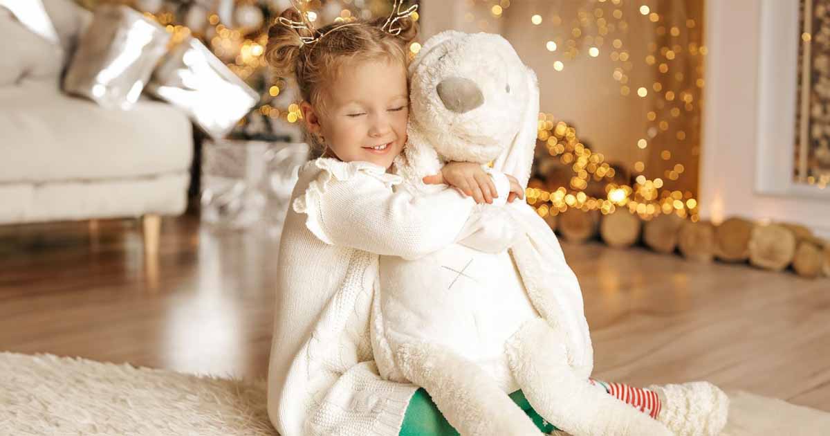 Mäkký plyšový mojkáčik králiček Happy Horse XXL pre bábätká