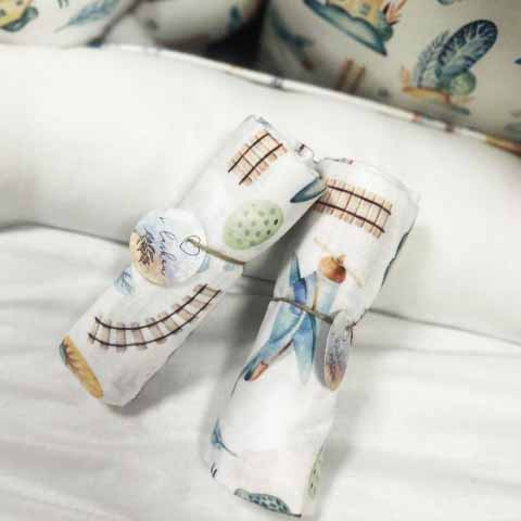 Bavlnené mušelinové plienky bysues