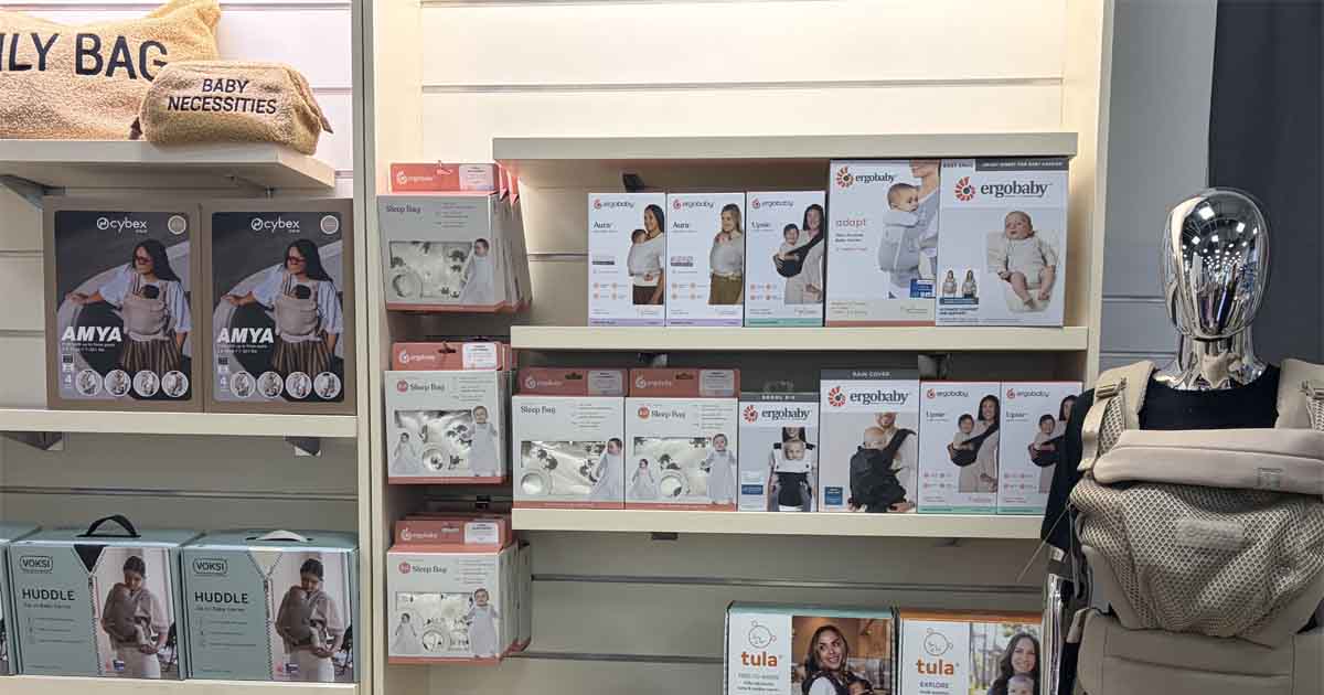 Detské nosiče v predajni KinderCentrum Žilina