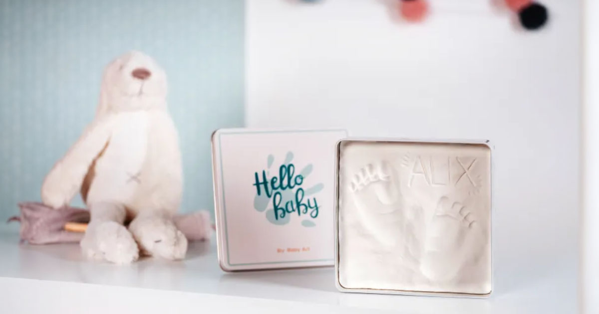 Pamätný darček pre bábätko s odtlačkom rúk