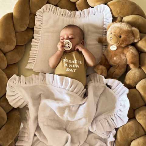 Detský paplón vankúš do postieľky bysues