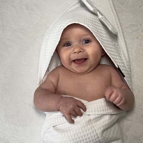 Kúpanie bábätka osušky, žinky, mušelínové plienky BySues