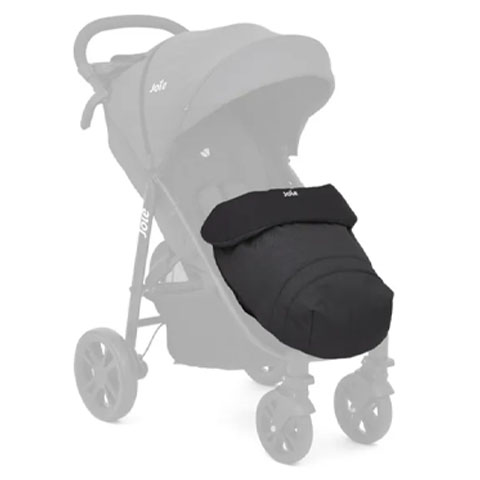 univerzálny čierny nánožníky na kočík