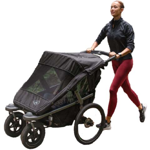 Športový kočík TFK na behanie – stabilný kočík pre aktívnych rodičov pri behu s dieťaťom